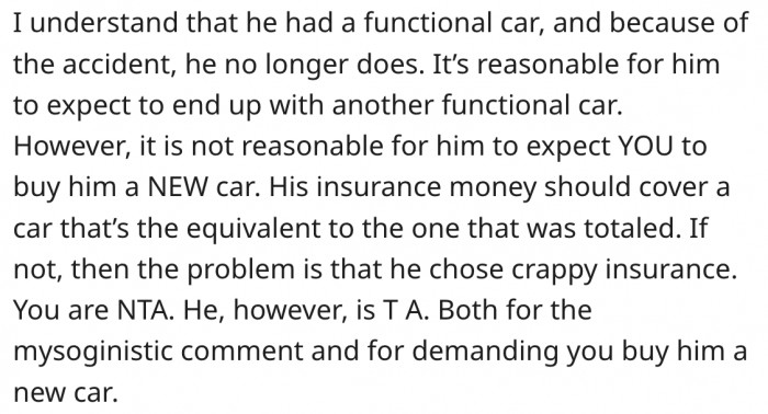 20. Her fiancé is a misogynistic a-hole.