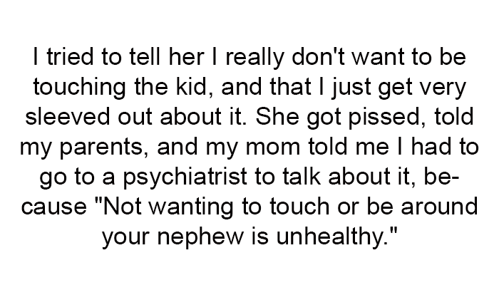 I just get very freaked out about it.