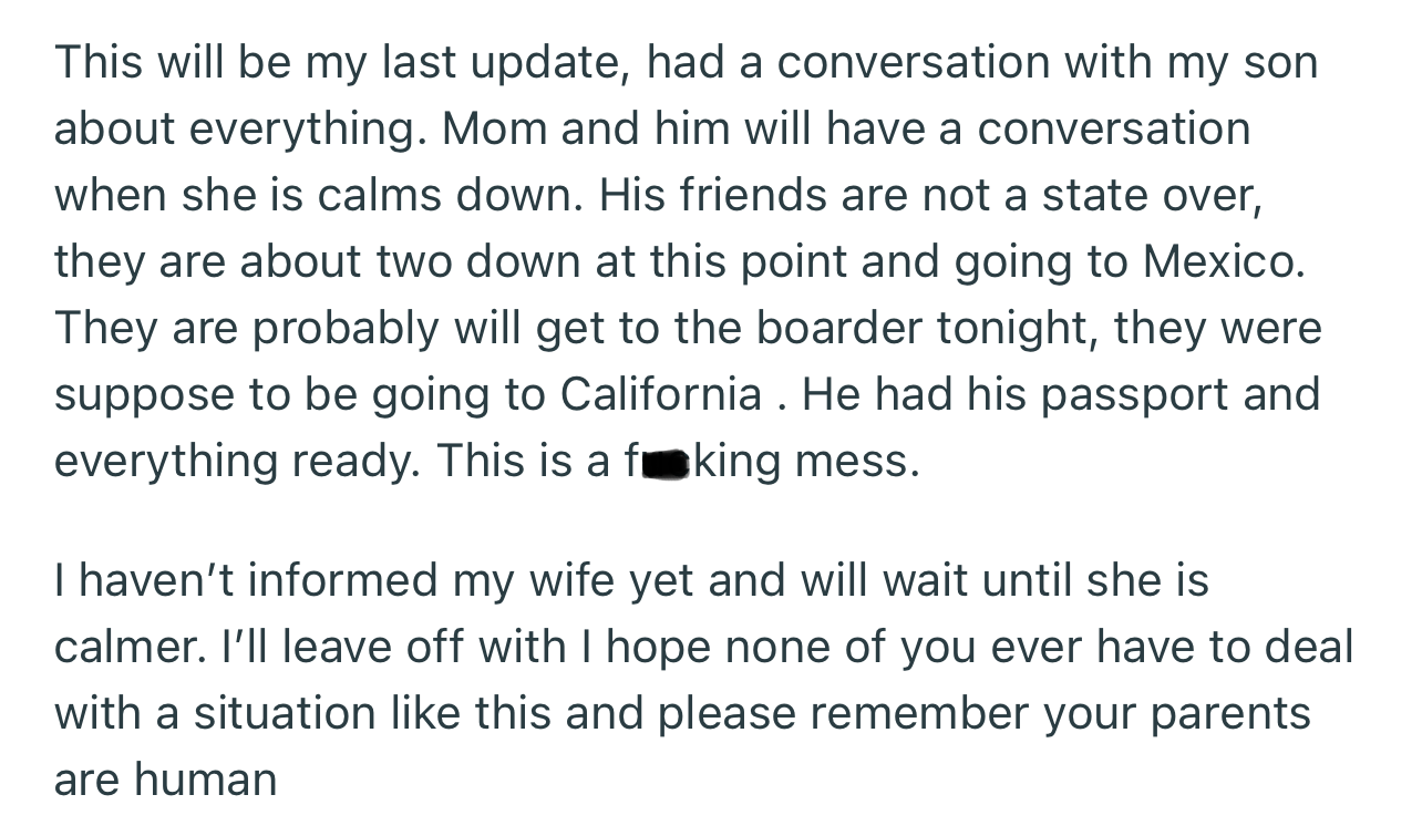 Final Update on the Matter