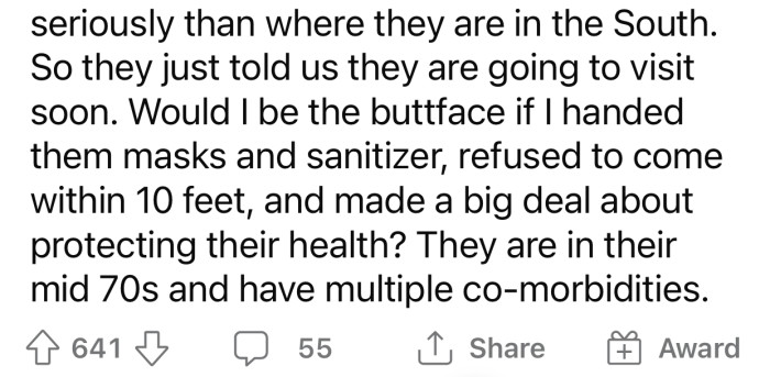 OP's in-laws plan to visit soon, and they plan to give them a proper welcome.
