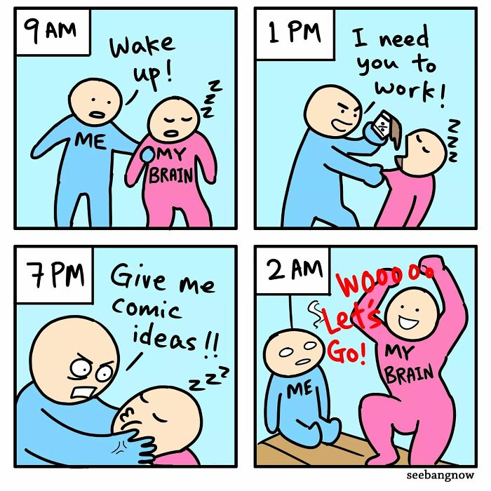 1. Give me ideas, oh *mighty* brain