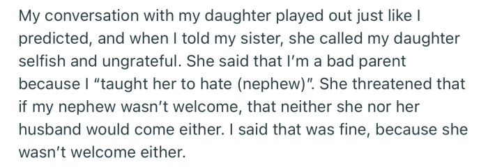 OP’s Sister Is Upset That the Little Girl Isn’t Willing to Compromise on Her Choice of Cake