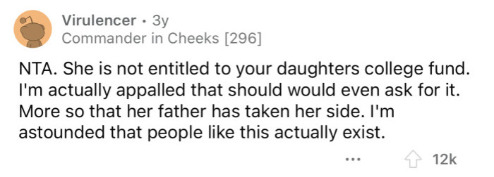 Unfortunately, such people actually exist.