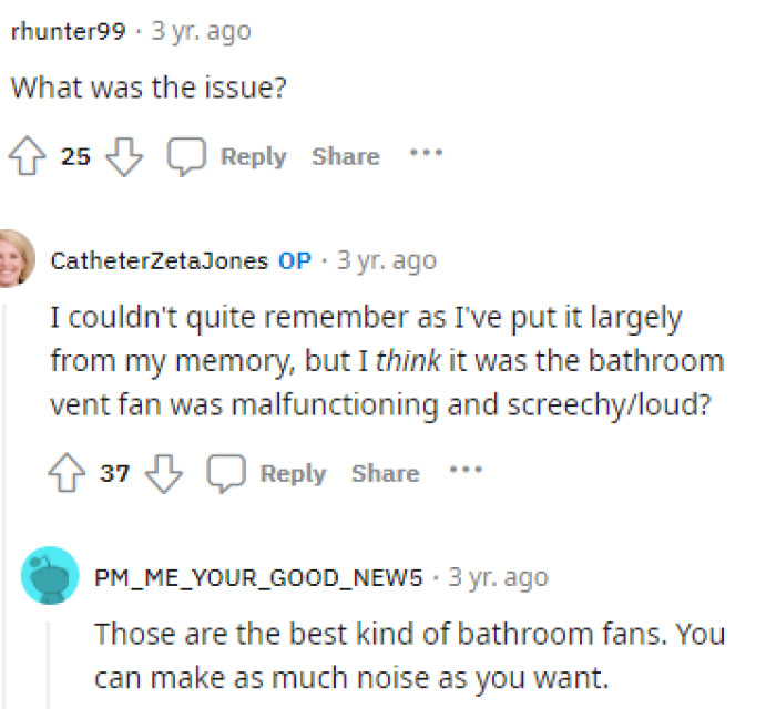 Some people were curious about the issue that the roommate was upset about, and OP provided her best recollection of the situation.