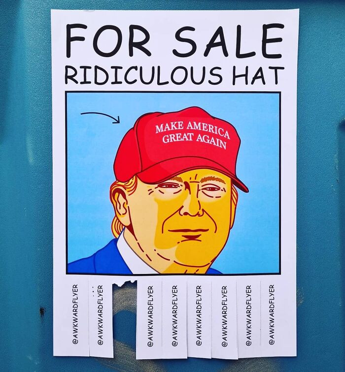 22. Ridiculous hat for sale