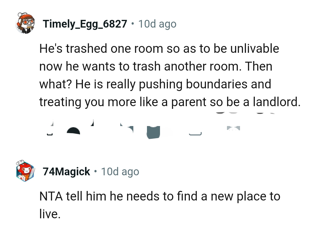 And the comments from other Redditors roll in...