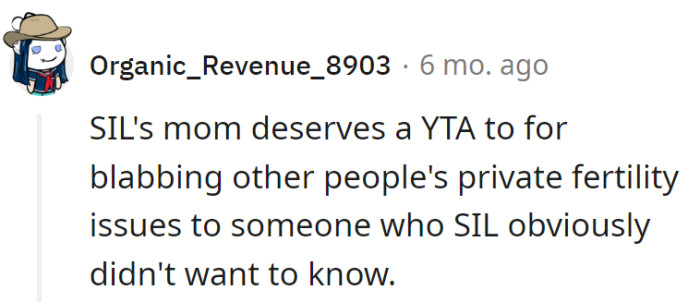 Mom-in-law spilled the tea in the 