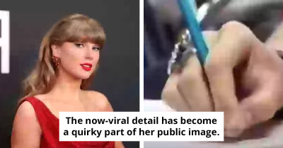 Taylor Swift Fans Baffled By Strange Pen-Holding Habit Spotted In Throwback Video — And She Still Does It Today