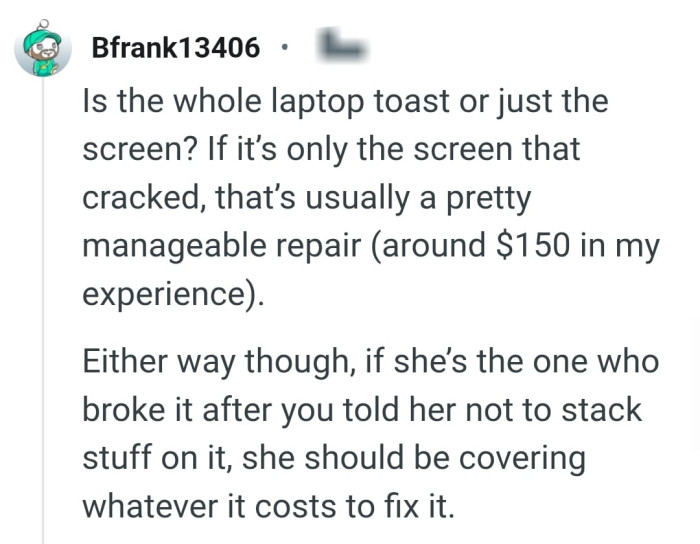 That is usually a pretty manageable repair