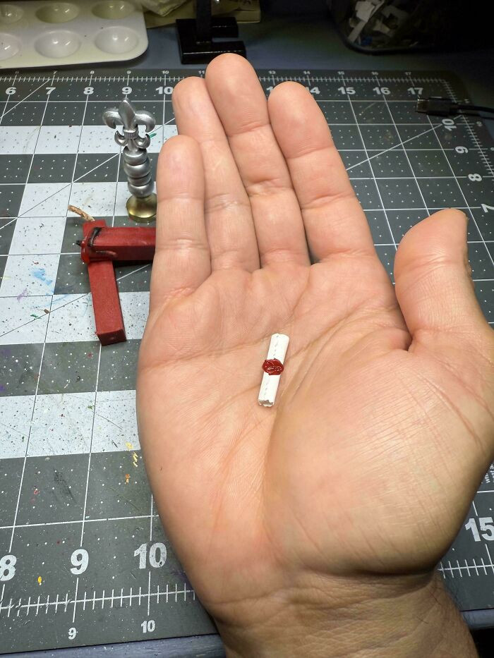 "Our 4-Year-Old Has His First Adult Teeth Coming In, So I Made A Tiny Wax-Sealed Thank You Note From The Tooth Fairy"