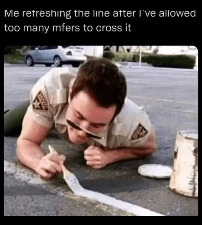 8. Draw it so nicely that no one should dare to cross