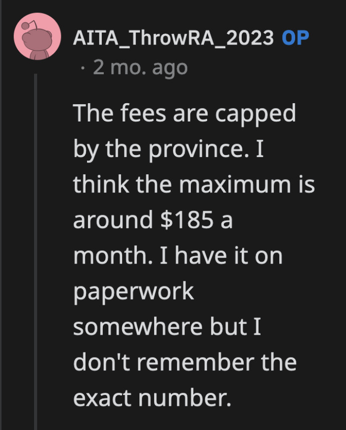 He doesn't even have to choose between paying for that week's groceries and daycare for his child