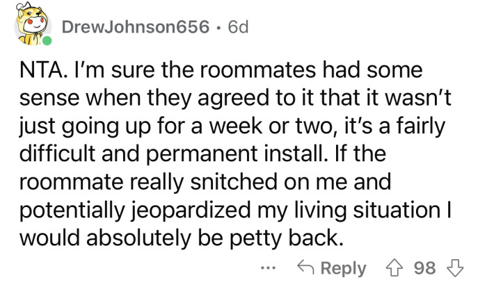 A stripper pole is a pretty permanent install.