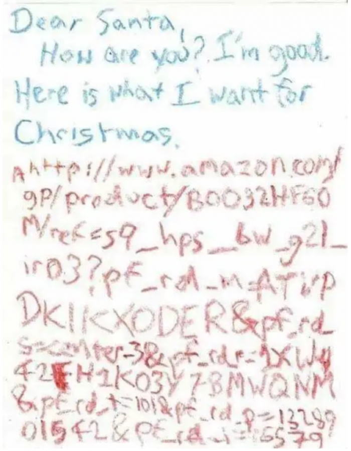 We hope Santa uses the internet
