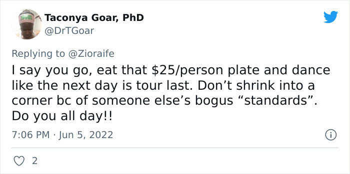 More and more people are encouraging her to just be her best self, no matter what.