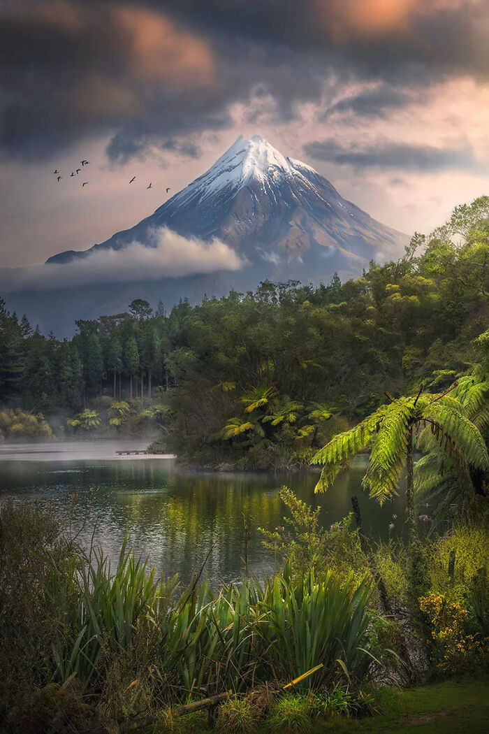 Photograph Of The Year Winne: Mount Taranaki, New Plymouth, North Island, New Zealand, By Lukas Trixl