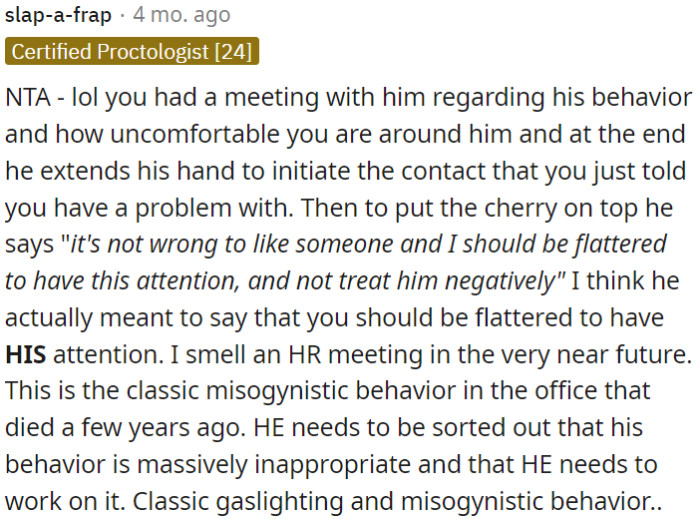 This seems to indicate a need for HR intervention.