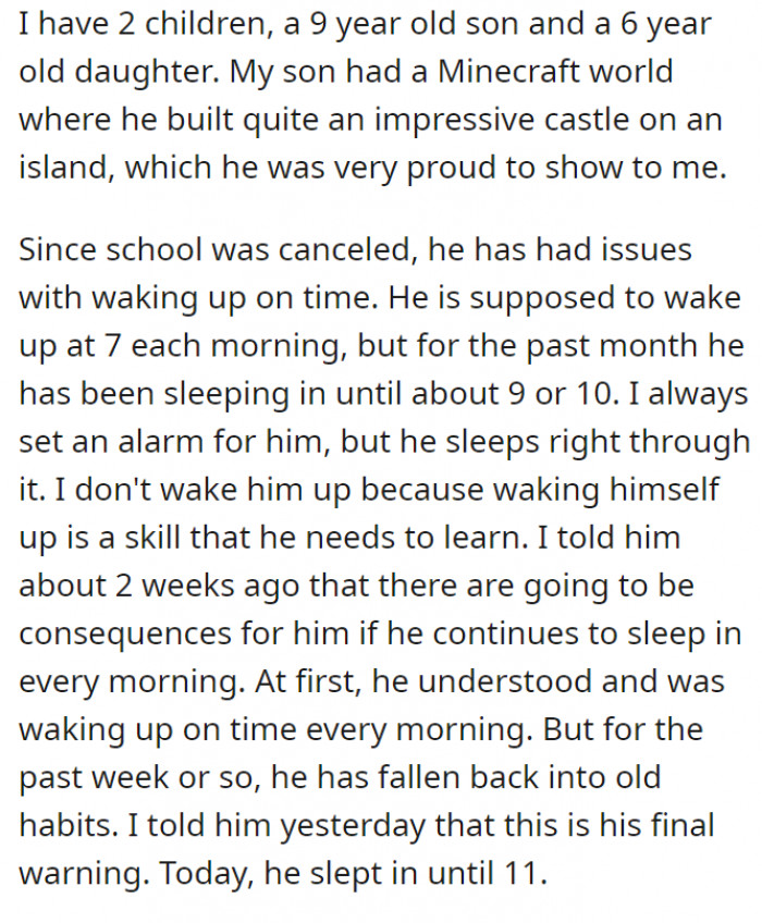 Here's their side of the story: