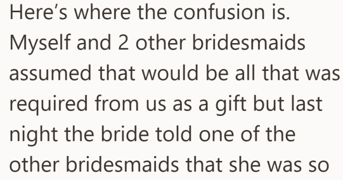 The misunderstanding started with one assumption about what counted as enough.