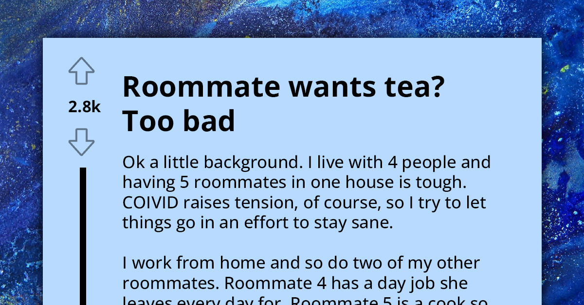 After Being Irritated by a Noisy, Unattended Kettle, Redditor Takes Petty Revenge on Irresponsible Roommate by Throwing Away the Hot Water He Boiled to Make Tea