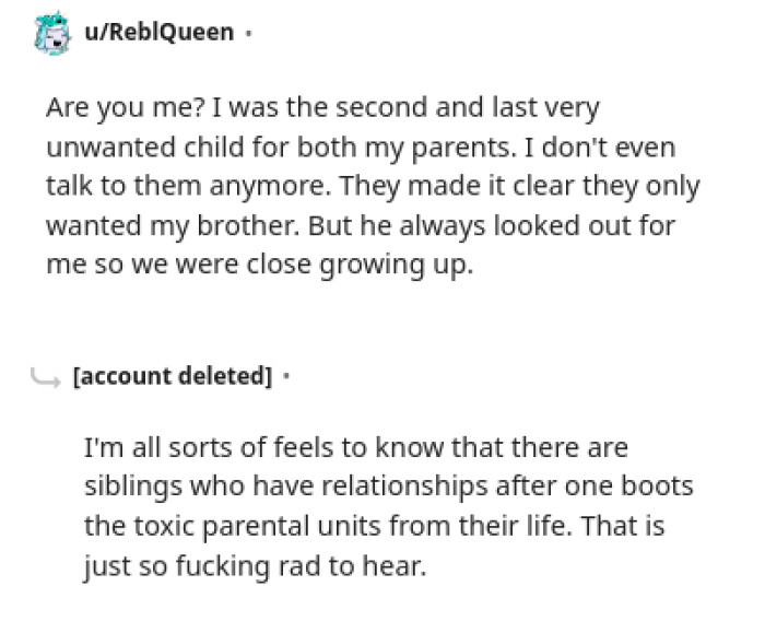 They made it clear they only wanted their brother