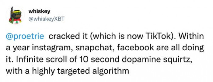 They are all doing it now...