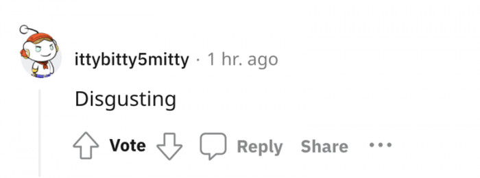 #6 Could not agree more. This behavior is definitely disgusting.