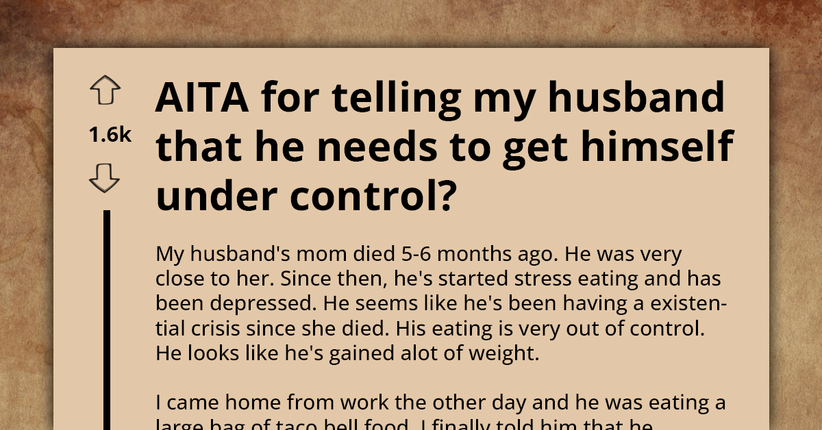 Man In Depression After Losing His Mom, Wife "Offers Support" By Saying He Needs To Man Up