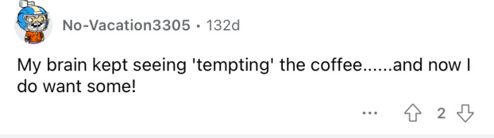 Okay, but now I want coffee!