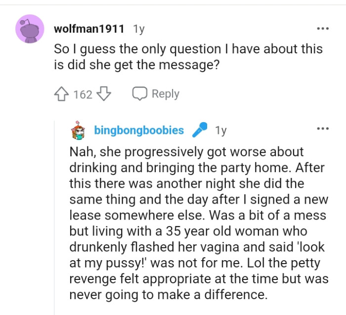 This Redditor wants to know if the roommate got the message