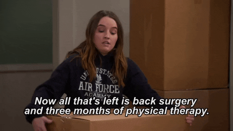 OP's wife has expensive physical therapy twice a week, so they don't have the money to spare