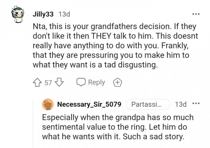 This really has nothing to do with you