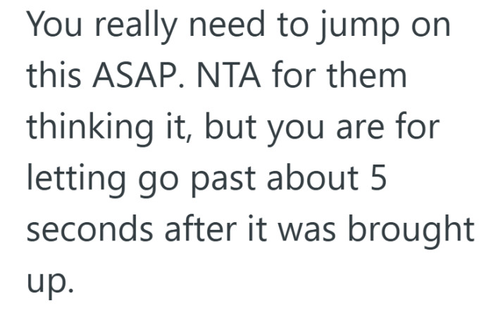 It speaks to that familiar panic of realizing you missed the perfect moment to speak up.