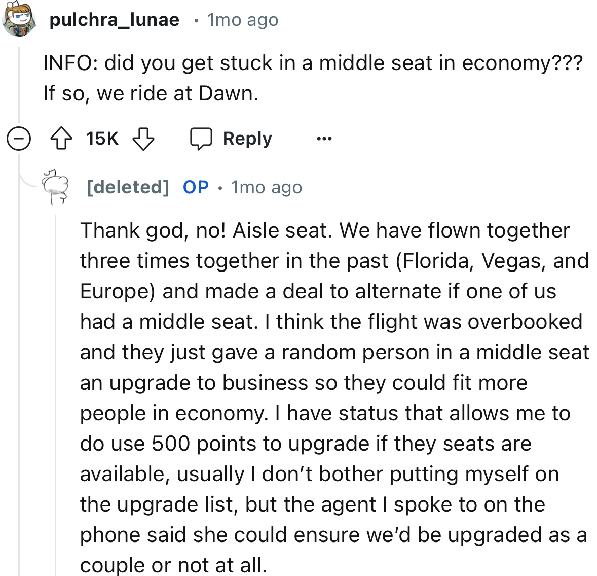 Some Reactions from the Reddit Community: