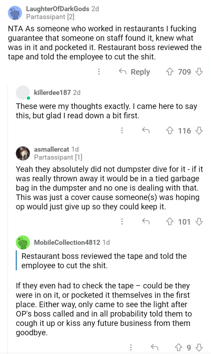 Company names should remain unstained. That's how businesses work.