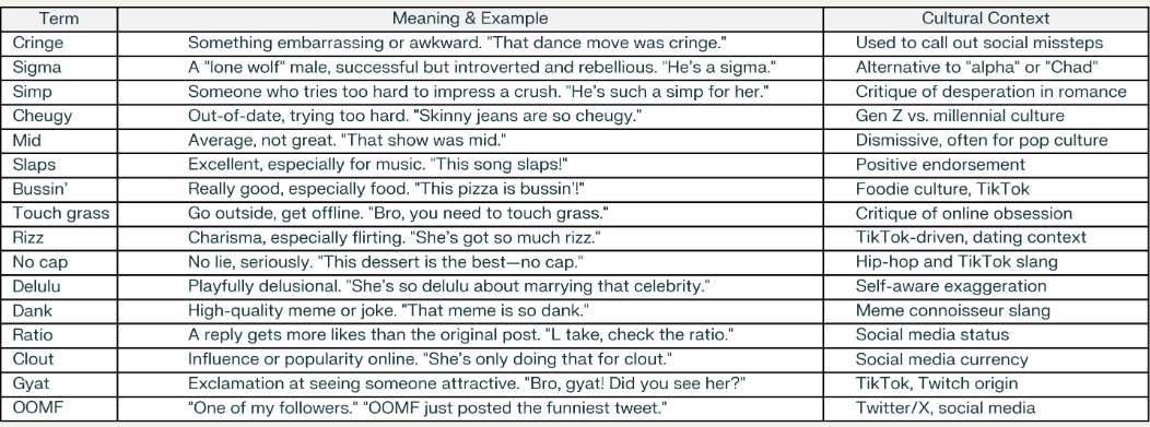 2025’s Meme Lexicon: Quickfire Edition 🔥