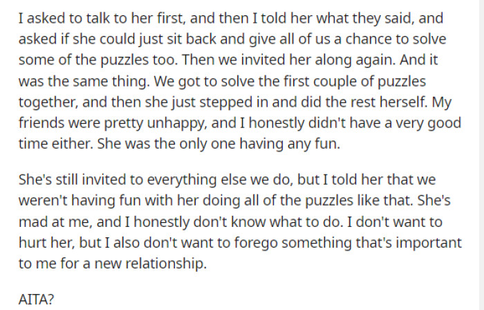 This is when he tries to talk to her and get things to change, but apparently they don't really change and he gets into an argument with her about this whole thing.