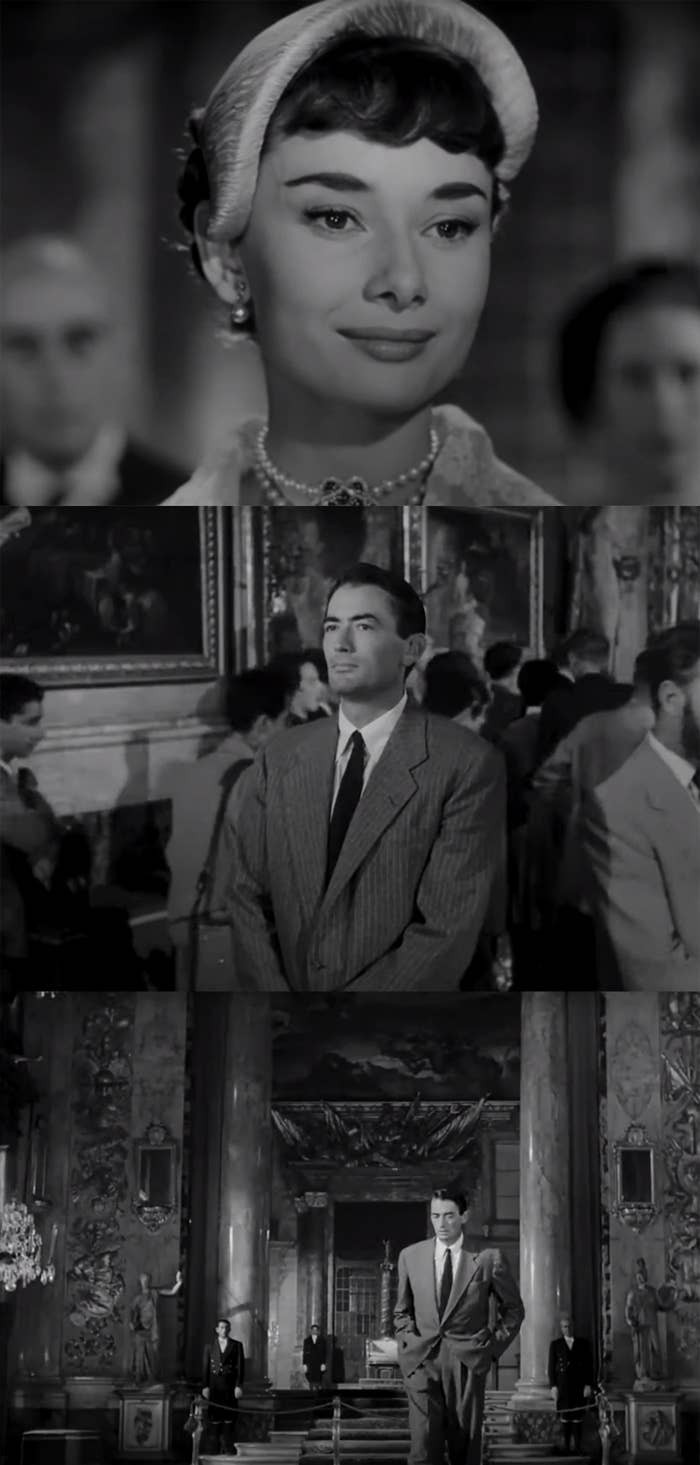 14. When Joe Bradley walks away from the princess, knowing they'll never be together in Roman Holiday
