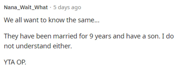 Ultimately everyone is saying that OP is TA for expecting them not to sleep together in the same room as they've been together for a long time and have a child.