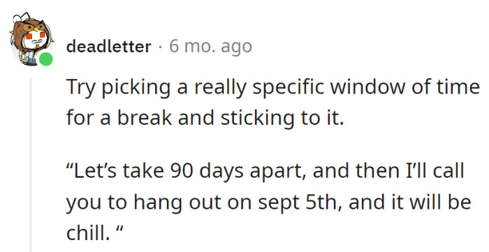 Set a break with precision, like planning a rendezvous with a spy. 