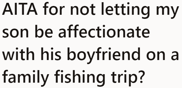 The OP is Simply Concerned About the Safety of His Son and His Son's Boyfriend.