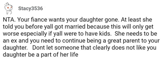 Hopefully, OP listens to literally everyone telling him to ditch the fiancée