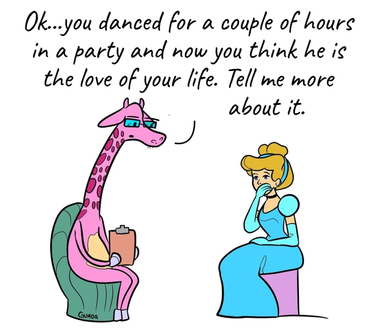 8. Cinderella from the cartoon of the same name