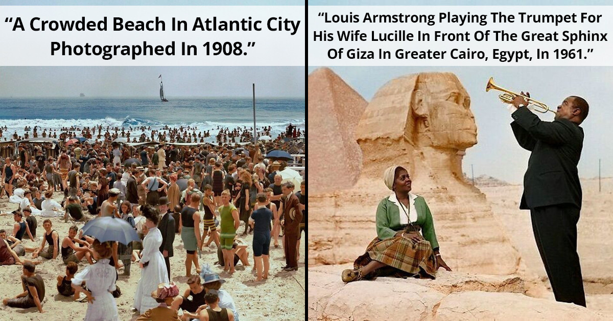 Historical Pictures Remastered In Color, Bringing The Past Back To Life