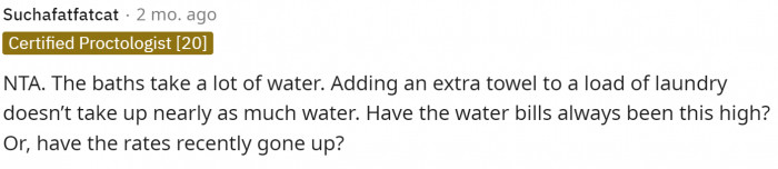 People came with a lot of concern and tried to get her to figure out a solution.