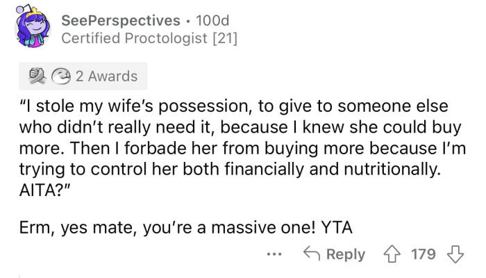 OP is a massive AH for handling the situation the way he did.