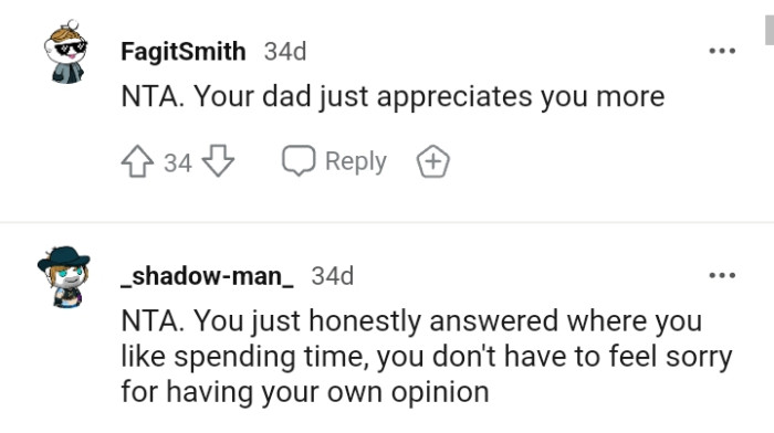 The OP only gave an honest answer