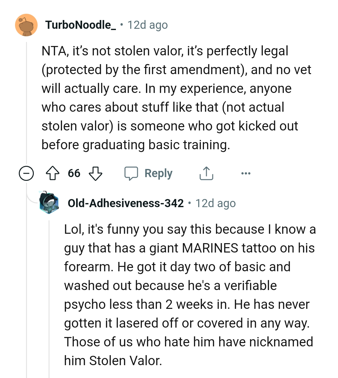 It's perfectly legal and not stolen valor