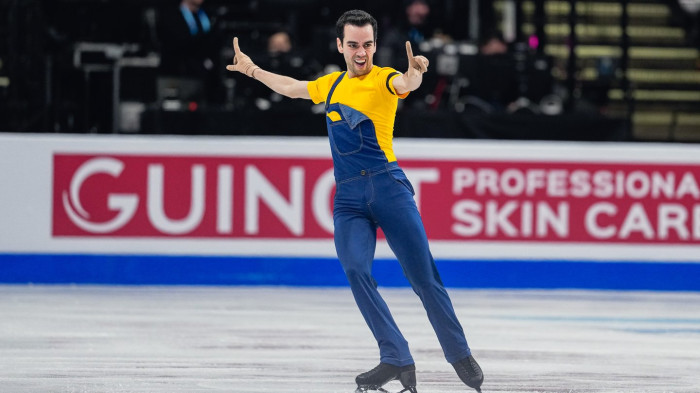 Athlete thanks music rights management and fans, discussing copyright balance in routines