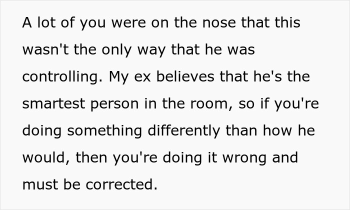 What my ex believes in